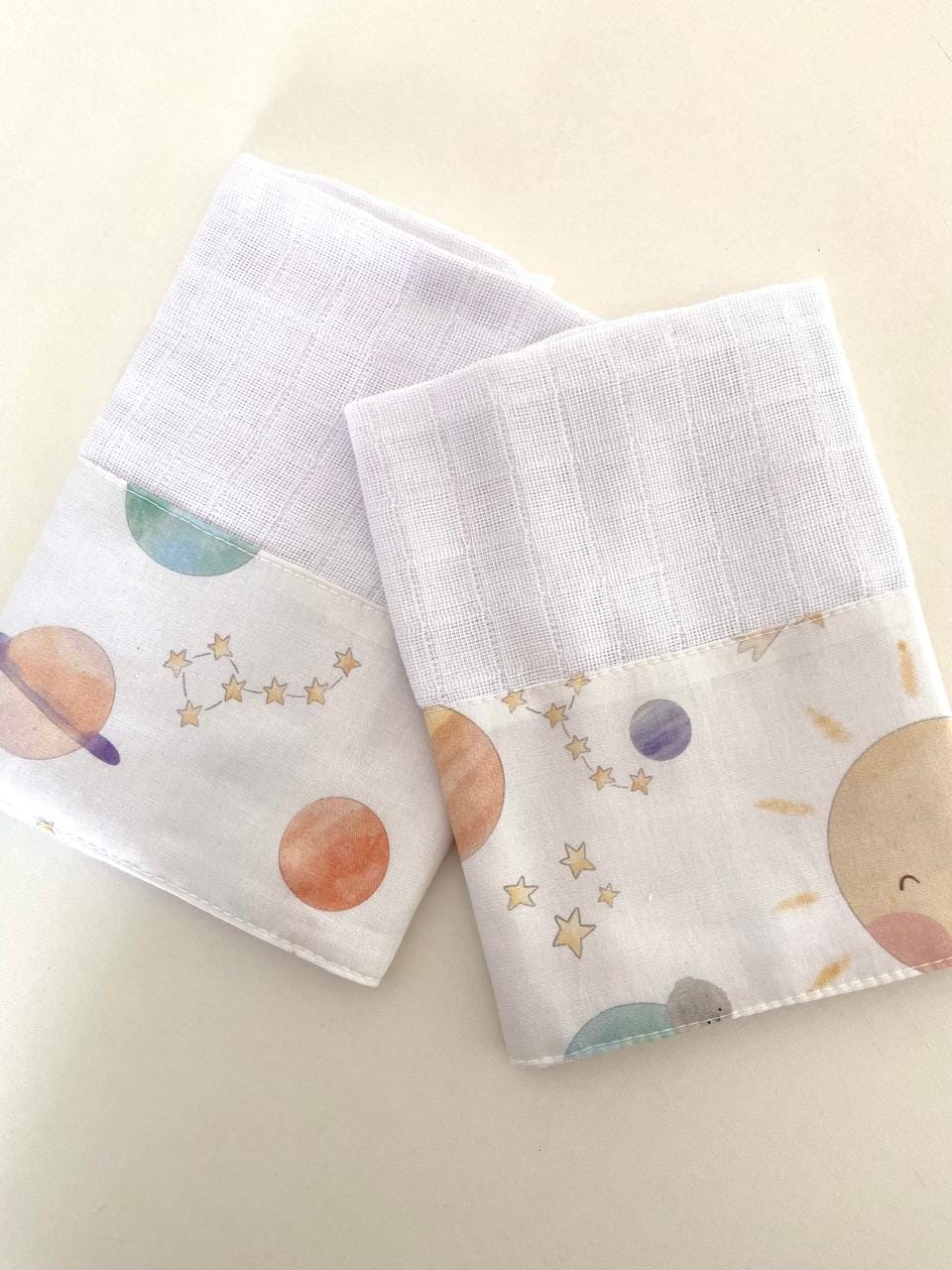 duo de fraldinhas planetas